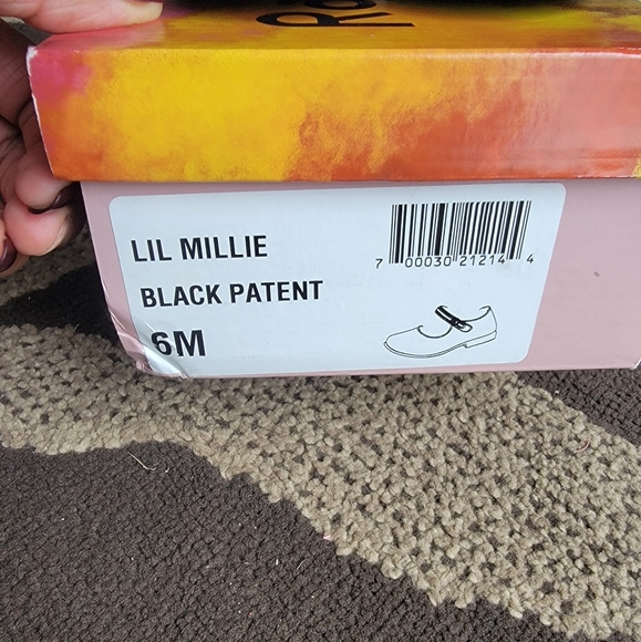 Rachel Shoes black maryjane flats size 6m - Picture 3 of 3